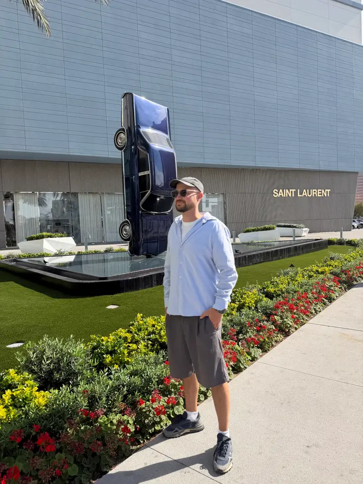 Pavel Smolin on the Las Vegas Strip